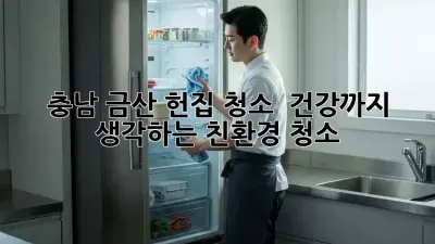 충남 금산 헌집 청소 ✨ 건강까지 생각하는 친환경 청소!